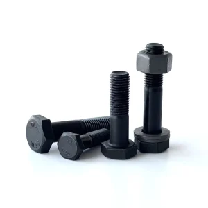 High Strength Steel Structure Bolts 10.9S Grade Large Hexagon Head Heavy Hex Bolt Black Oxide Finish