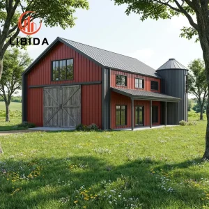 High Strength Steel Structure Workshop Prefab Metal Warehouse Wind Resistant Earthquake Resistant Industrial Storage Building