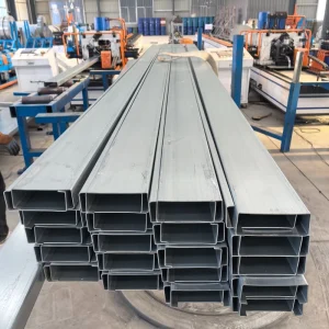 High Strength Structural Steel Pre Engineered Industrial Building Wall and Roof Purlins