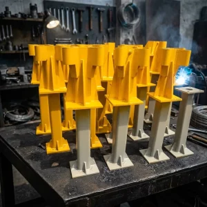 High Strength Welded Support Column Construction Machinery Parts for Middle East Projects