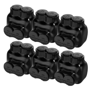 High Strength Wire Connector 250MCM 6AWG Multi Tap Connector Pre Insulated Aluminum Connector for Industrial Power Cabling