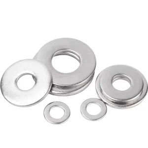 High Strength Zinc Plated Stainless Steel Flat Washers DIN125 DIN9021 DIN433 DIN7989 Sealing Gasket Machine Component Made Brass
