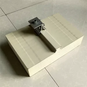 High Tech Energy Saving Industrial Steel PU Rock Wool Core Fire Resistant Water Resistant Outdoor Cold Room