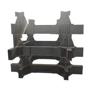 High Tensile Hot Dip Galvanized ASTM Standard Construction Machinery Parts Welded Steel Frame Base Component Spares