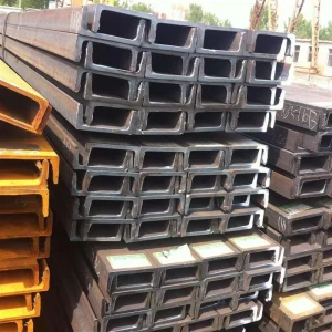 High Tensile Hot Rolled Steel Channel For Railway Bridge And Heavy Duty Crane Runway Beam With Seaworthy Packaging