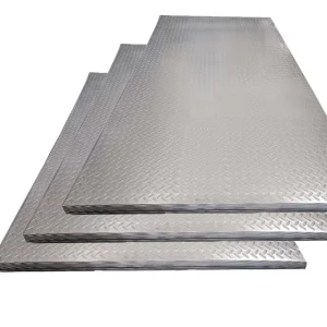 High Tensile One Way 1250x6000x8mm Q345 Carbon Steel 6000mm Long Embossed Carbon Steel Tread Plate for Bridges