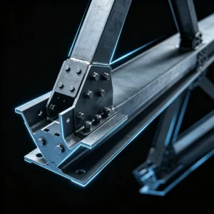 High Tensile Steel Bolt Connection Parts Galvanized Fastener for Prefab Steel Structure Building and Steel Workshop