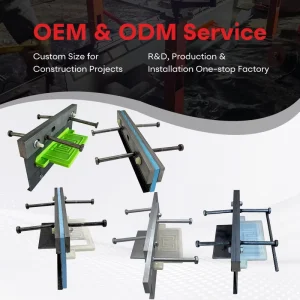 High Traffic Industrial Precast Concrete Floor Load Transfer Steel Bar Armoured Joint Seam For Shopping Mall