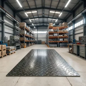 High performance Hot Rolled Carbon patterned Stair Treads and Anti slip Plate Steel Sheets with Welding and Bending Services