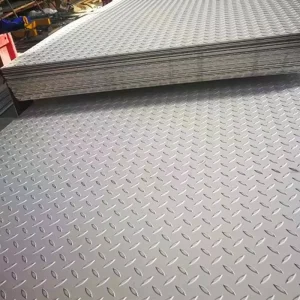 High performance teardrop shaped stair treads and anti slip steel plates (with cutting service)