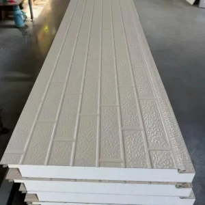 High quality Galvanized Steel PU Wall Warehouse Use Fireproof Waterproof Exterior Interior Siding Modern Design Easy