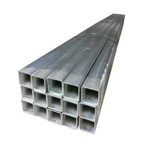 High quality Rectangular Galvanized Square Steel Pipes Metal Square Carbon Steel Pipe Hot Dip Galvanized Gi Square Tube