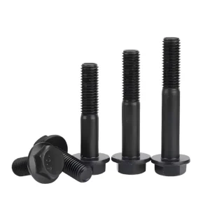 High-strength Black Oxidized Carbon Steel Building Frame Use Anti-loosening Flange Bolts