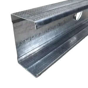Highly Durable Pre Galvanized Component for Industrial Storage Racking Support System Metal C Channel Steel