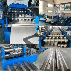 Highway Guard Rail Roll Forming Machine Express Way Making Machine Guardrail Bending Machine