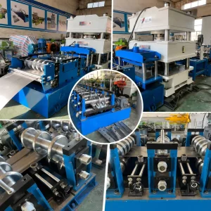 Highway Guardrail Roll Forming Machine Two Waves Road Barrier Highway Express Guardrail Fence Crash Rolling Forming Machinery