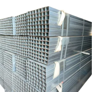 Hollow Steel Galvanized square Tube 40×40 70x70mm Galvanized square and Rectangular Steel Pipes