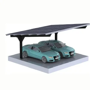 Home Use 1 Car Or 2 Cars Waterproof Aluminum Frame Solar Carport Car Park Canopy For Carport Mounting System