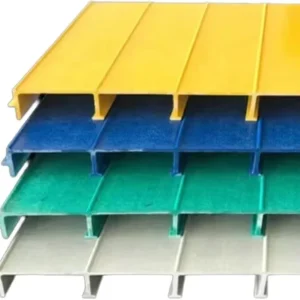 Hongbang HB FRP Deck Board Fiberglass Corrosion Resistant Pultrusion Process Customizable Size Cutting Service Structural