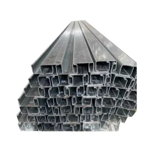 Hot Dip Galvanized Cold Formed C Channel Purlin High Tensile Q355 C Profile for Steel Structure Warehouse