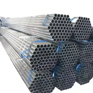 Hot Dip Galvanized ERW Welded Steel Round Pipe Sch20 Sch40 BS1387 for Balcony Railing Construction