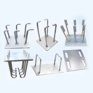 Hot Dip Galvanized Embedded Plate Welded Embedded Parts for Curtain Wall Construction Building Hardware Factory Direct