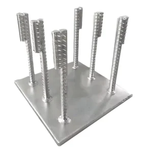 Hot Dip Galvanized Embedded Steel Plate With Welded Bar Embedded Part Q235 Carbon Steel Embedded Base Plate for Steel Structure