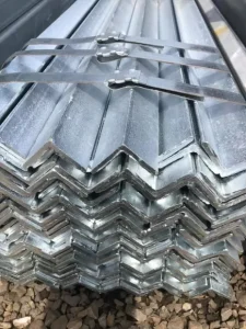 Hot-Dip Galvanized Equal-Sided Angle Steel Q195-Q420 Grade Bending Welding Cutting Processed for Fence Frames Curtain Walls