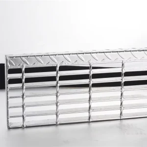 Hot Dip Galvanized JT Series Steel Stair Tread Plate CE ISO Certified Factory Custom Size for Industrial Platform Staircase