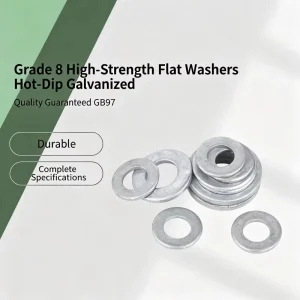 Hot Dip Galvanized Plain Washers Round Flat Washer Galvanized Fastener Flash Plate Washer