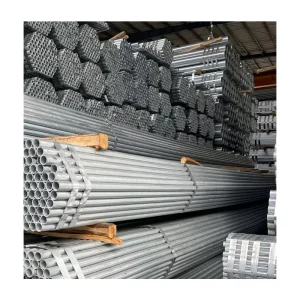 Hot Dip Galvanized Round Steel Pipe 21mm 26.9mm 33.7mm 42.4mm 1.5mm 3.0mm Welding Construction Gi Steel Tube