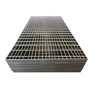Hot-Dip Galvanized Serrated Metal Walkway Flooring Plate Steel Grating for Offshore Platforms