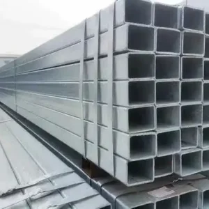 Hot Dip Galvanized Square Steel Pipe and Tube Hollow Section Galvanized Rectangular Tube