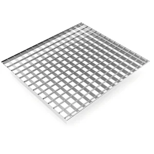 Hot Dip Galvanized Stainless Steel Grating Drain Cover Plate 30x3mm Bar Thickness Anti-Corrosion for Walkway Park Car Wash