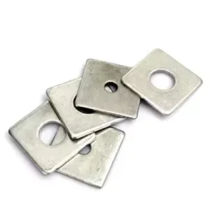 Hot Dip Galvanized Stainless Steel Square Washers with Hole Anti Corrosion Design for Construction Office Building