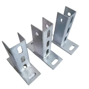 Hot Dip Galvanized Steel 3 Holes Base Plate for Ground Mounting Solar Panels