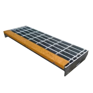 Hot-Dip Galvanized Steel Checkered Plate Durbar Stair Treads