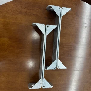Hot Dip Galvanized Steel Custom Galvanized Steel Angle Bracket Industrial Structural Support High Corrosion Resistance