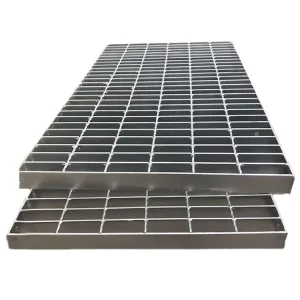 Hot Dip Galvanized Steel Grating Platform Grating Stock Catwalk Stair Tread Grating Drainage Galvanized Trench Cover Grid Plate