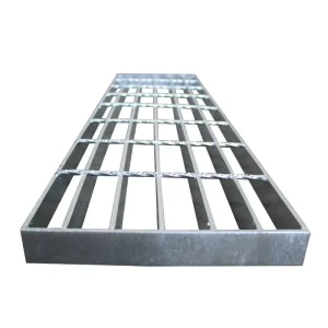 Hot-Dip Galvanized Steel Grating Stair Tread and Stainless Steel Grating Plate for Drainage Trenches
