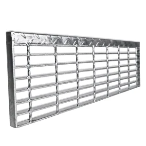 Hot Dip Galvanized Steel Grating Stair Treads Walkway Catwalk Platform Galvanized Teeth Grating