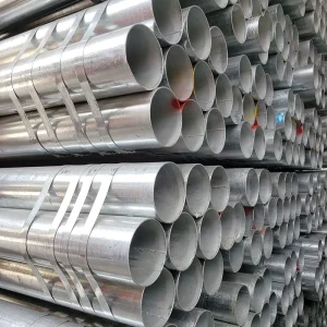 Hot Dip Galvanized Steel Pipe Round Tube GI Pipe Pre Galvanized Carbon Steel Tube for Construction Scaffolding