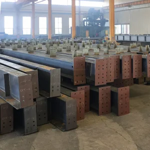 Hot Dip Galvanized Steel Support Structure High Tensile Q355B H Section Steel Beam Column Main Frame Steel Workshop
