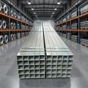 Hot Dip Galvanized square Steel Pipe and Tube Gi square Tube Hollow Section 20×40 Galvanized Rectangular Tube