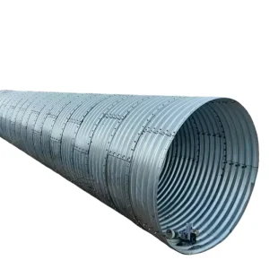 Hot Dip Galvanizing Heavy Duty Corrugated Steel Culvert Pipe AASHTO M36 for Stormwater Sewer Projects