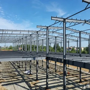 Hot Dip Steel Structural Frame Prefab Metal Building Frame Steel Beam Framework for USA Canada Mexico Argentina Construction