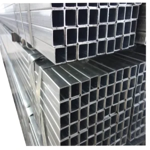 Hot Dip Zinc Coating Pre Galvanized Square Steel Pipe and Tube Gi Square Tube Hollow Section 20×40 Galvanized Rectangular Tube