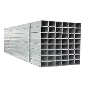 Hot Dipped GI Galvanized Square Welded Steel Tube Cutting Service Available Round Rectangular Pipe