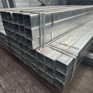 Hot Dipped Galvanized Carbon Steel Square Tube Hollow Section Square HSS for Outdoor Steel Structure