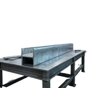 Hot Dipped Galvanized H Section Steel Rail Anti Rust Heavy Load Solar PV Panel Mounting Rail